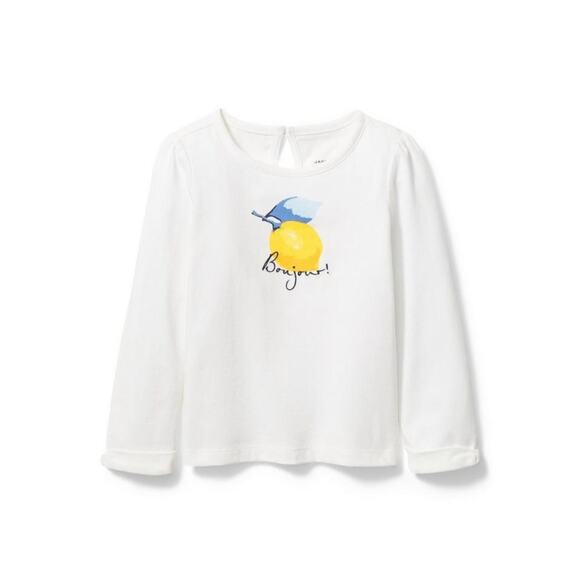 Janie and Jack Lemon Tee, Size 18-24 Months - Picture 1 of 5